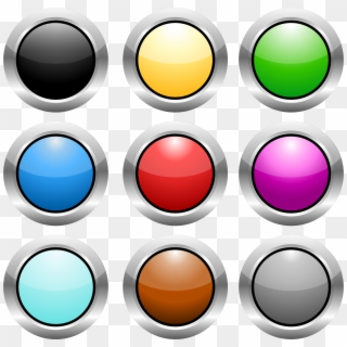 Big Image - Circle Web Buttons Png Clipart