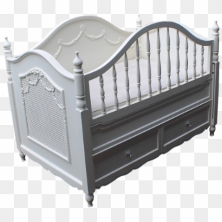 Lola Carved Cot - Cradle Clipart