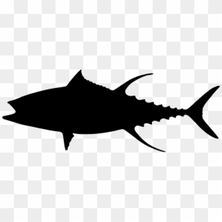 Tuna, Fish, Animal, Swim, Ocean, Water, Sea, Food - Tuna Fish Silhouette Clipart