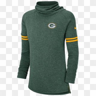 Green Bay Packers Ladies Long Sleeve Funnel Top - Nike Clipart