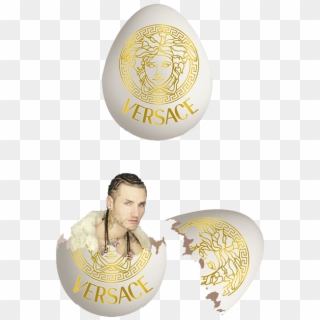 Hip Hop Myart Egg Transparent Versace Riff Raff Aesthetic - Versace Clipart
