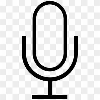 Ios Mic Outline Svg Png Icon Free - Microphone Outline Png Clipart