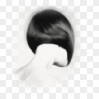 Hairstyle Png - Monochrome Clipart