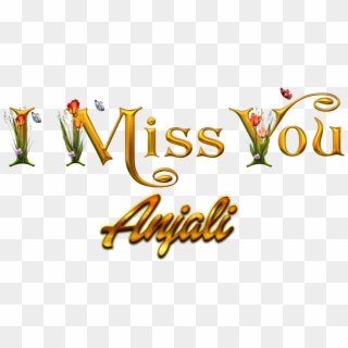 I Love You Anjali Name Wallpaper - Love You Anjali Clipart