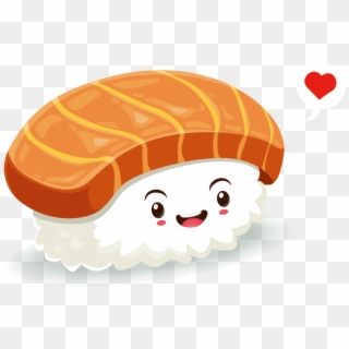 Biscuit Drawing Kawaii Transparent Png Clipart Free - Sushi Personification