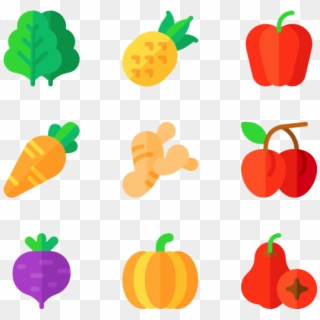Fruits And Vegetables - Fruit Icon Png Clipart