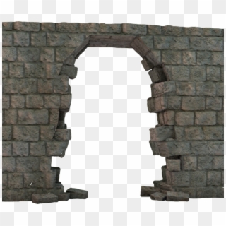#brokenwall #wall #bricks #frame #hole #gate #gateway - Transparent Brick Wall Hole Png Clipart