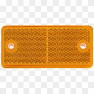 Amber Retro Reflector With Dual Fixing Holes - Mobile Phone Clipart