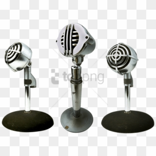 Free Png Download Trio Of Microphones Png Images Background - Nostalgıa Microphone Clipart