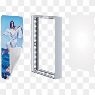 Led Frameless Seg Lightboxes For Backlit Fabric - Led Fabric Light Box Clipart