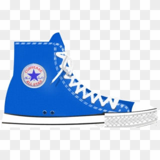 blue converse clipart