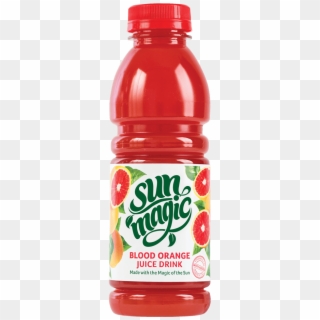 Sunmagic 500ml Blood Orange Juice Drink - Plastic Bottle Clipart