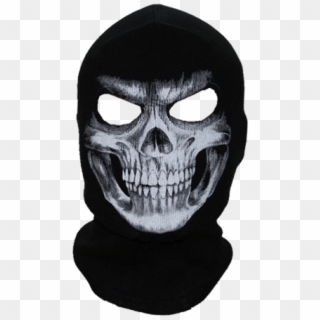 A Black Skull Face Mask - Mask Clipart