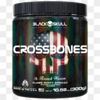 Crossbones Black Skull 300g - Crossbones Black Skull Png Clipart
