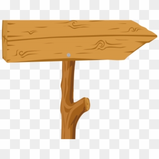 Wood Clipart Wooden Hanging Sign - End Table - Png Download