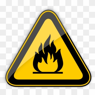 Highly Flammable Warning Sign Png Clipart - Bio Hazard Sign Png Transparent Png
