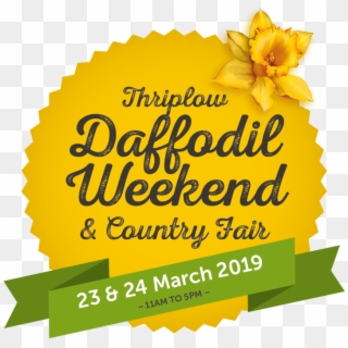 Thriplow Daffodil Weekend - Healthy Happy Life Clipart