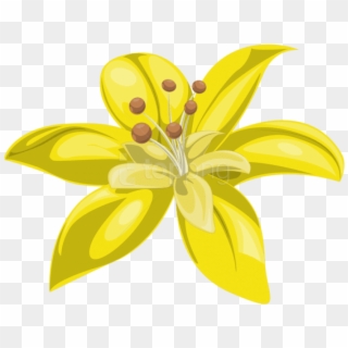 Free Png Download Yellow Flower Png Images Background - Clip Art Yellow Flower Png Transparent Png