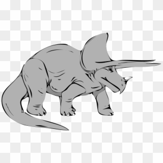 Dinosaur Clipart - Triceratops Clip Art - Png Download