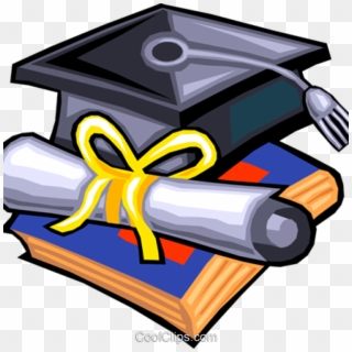 Diploma Clipart Graduation Hat And Diploma Royalty - Graduation Cap And Diploma Clip - Png Download