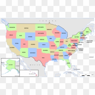 List Of States - Atlas Clipart