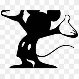 Mickey Mouse Silhouette Transparent Background Clipart
