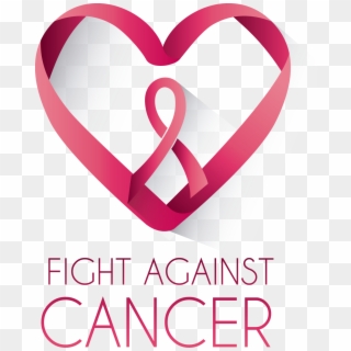 Fight Against Cancer Symbol - Breast Cancer Clipart