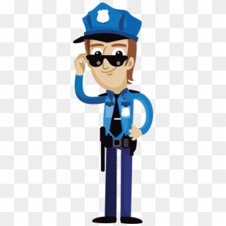 Cartoon Police Officer Clip Art Uncle Transprent - Police Officer Clipart Png Transparent Png
