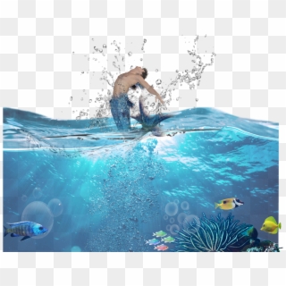 #ftestickers #fantasyart #mermaid #underwater #colorful - Sea Clipart
