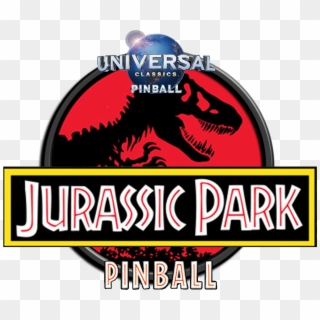 Jurassic Park - Pinball - Black Jurassic Park Logo Clipart