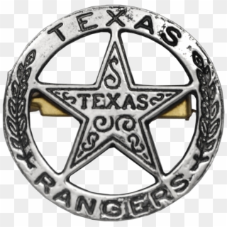 Texas Rangers Badge - Texas Ranger Badge Png Clipart