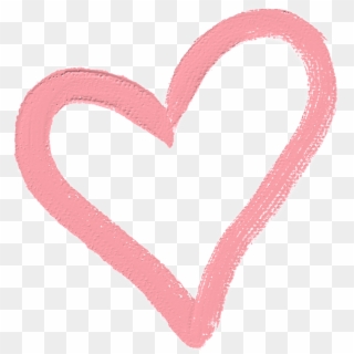 Heart Love Pink Brushstroke Brush Stroke Texture Overla Clipart
