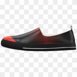 Red Triangle Gradation Shoe Apus Slip-on Microfiber - Slip-on Shoe Clipart