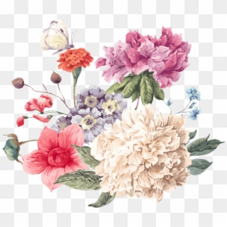 Graphic Flower Clip Art Romantic Decorative Design - Psd Calendar 2019 Design Png Transparent Png