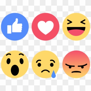 Angry Emoji Clipart Unhappy Face - Like Love Facebook Icons - Png Download