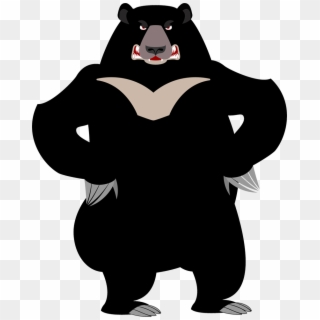 If A Black Bear Charges, Fight Back Go For The Eyes - Bear Clipart