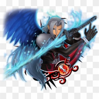 Sephiroth [ex] - Kingdom Hearts Character Sephiroth Clipart