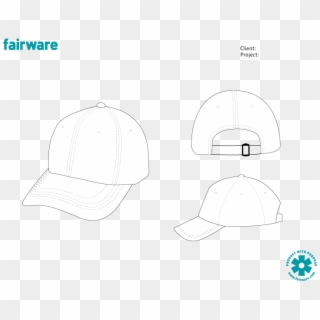 Hat Fairware Design Template - Cap Template Png Clipart