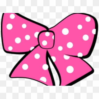 Minnie Mouse Clipart Bow - Minnie Mouse Ribbon Pink - Png Download