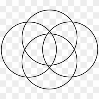 Open - Venn Diagram 2 Circles Clipart