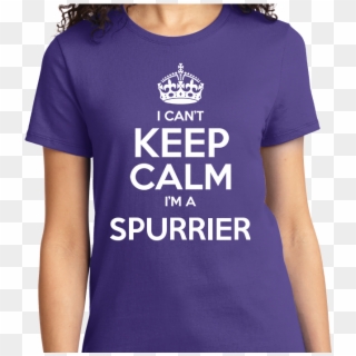 Why Can't You Keep Calm - Purple Christmas T Shirts Clipart