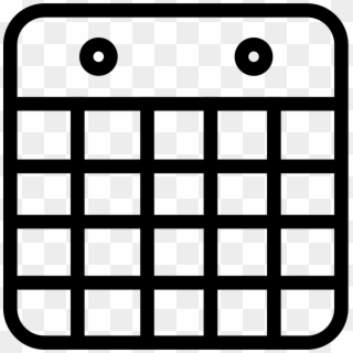 Png File - Icon Calendar Thin Png Clipart