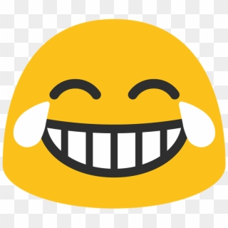 Joy Tears Face - Android Laugh Emoji Png Clipart