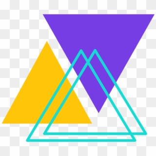 #png #tumblr #geometric #kpop #triangle #yellow #purple - Triangle Clipart