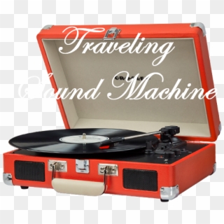 Traveling Sound Machine - Transparent Record Player Png Clipart