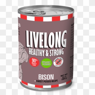 Bison & Sweet Potato / 12 Units Per Box - Live Long Healthy & Strong Clipart