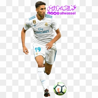 Real Madrid Png - Achraf Hakimi 2018 Png Clipart