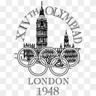 London Summer Olympics - 1948 Olympic Logo Clipart