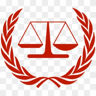 Small - Scales Of Justice Red Clipart