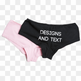Vector Royalty Free Download Personalised Women S Underwear - Female Underwear With Words Clipart